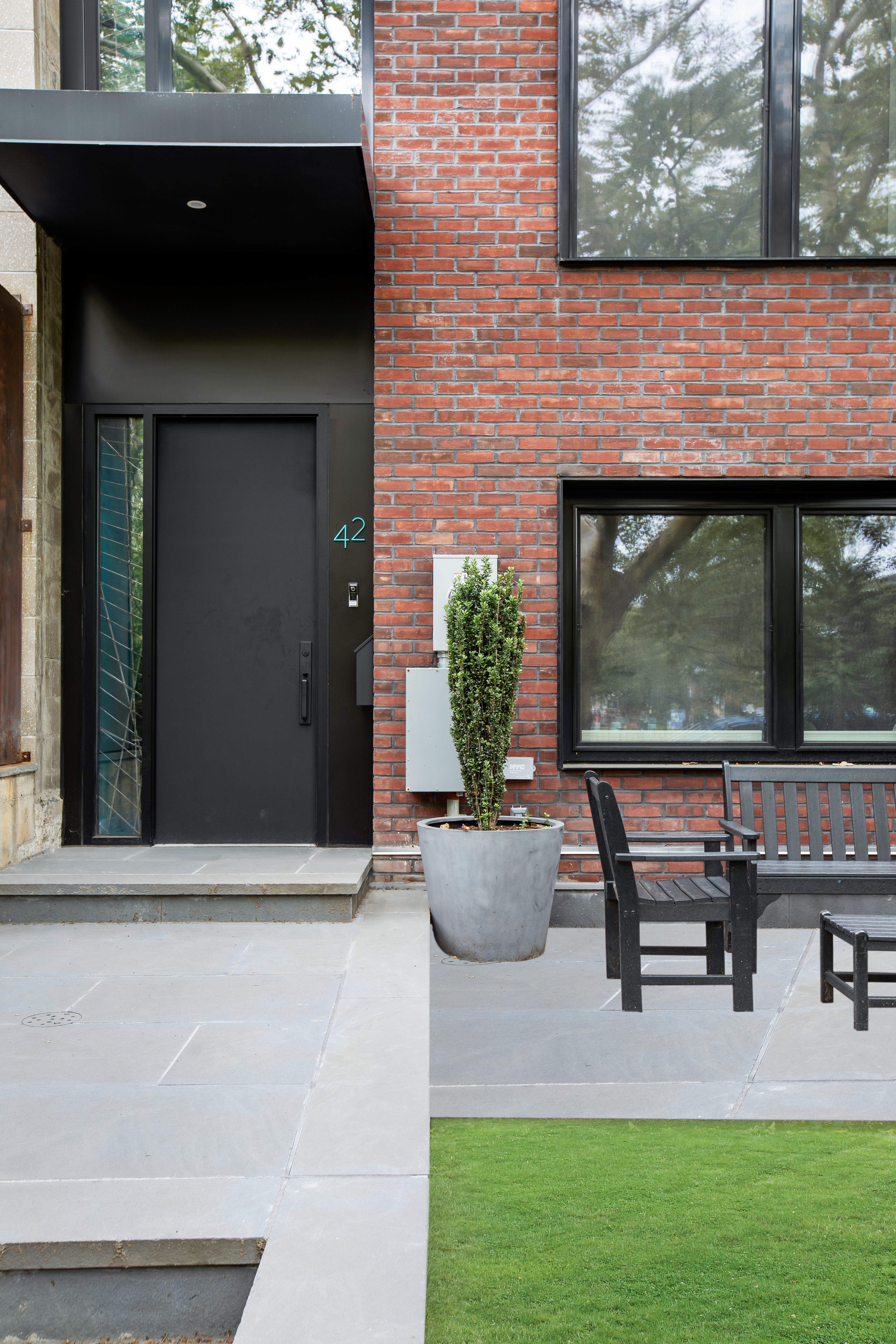42 Sharon Street Brooklyn, NY 11211 - Photo 26 of 28 a outdoor living space with furniture and garden view