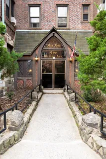 a view of front door of house