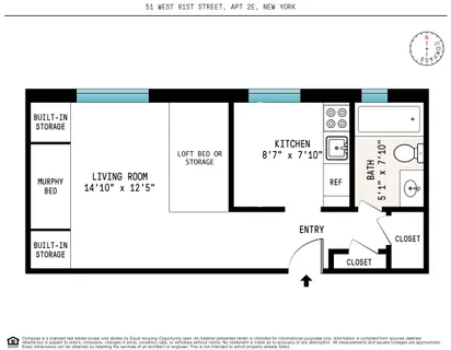 $499,000 | 51 West 81st Street, Unit 2E | Upper West Side