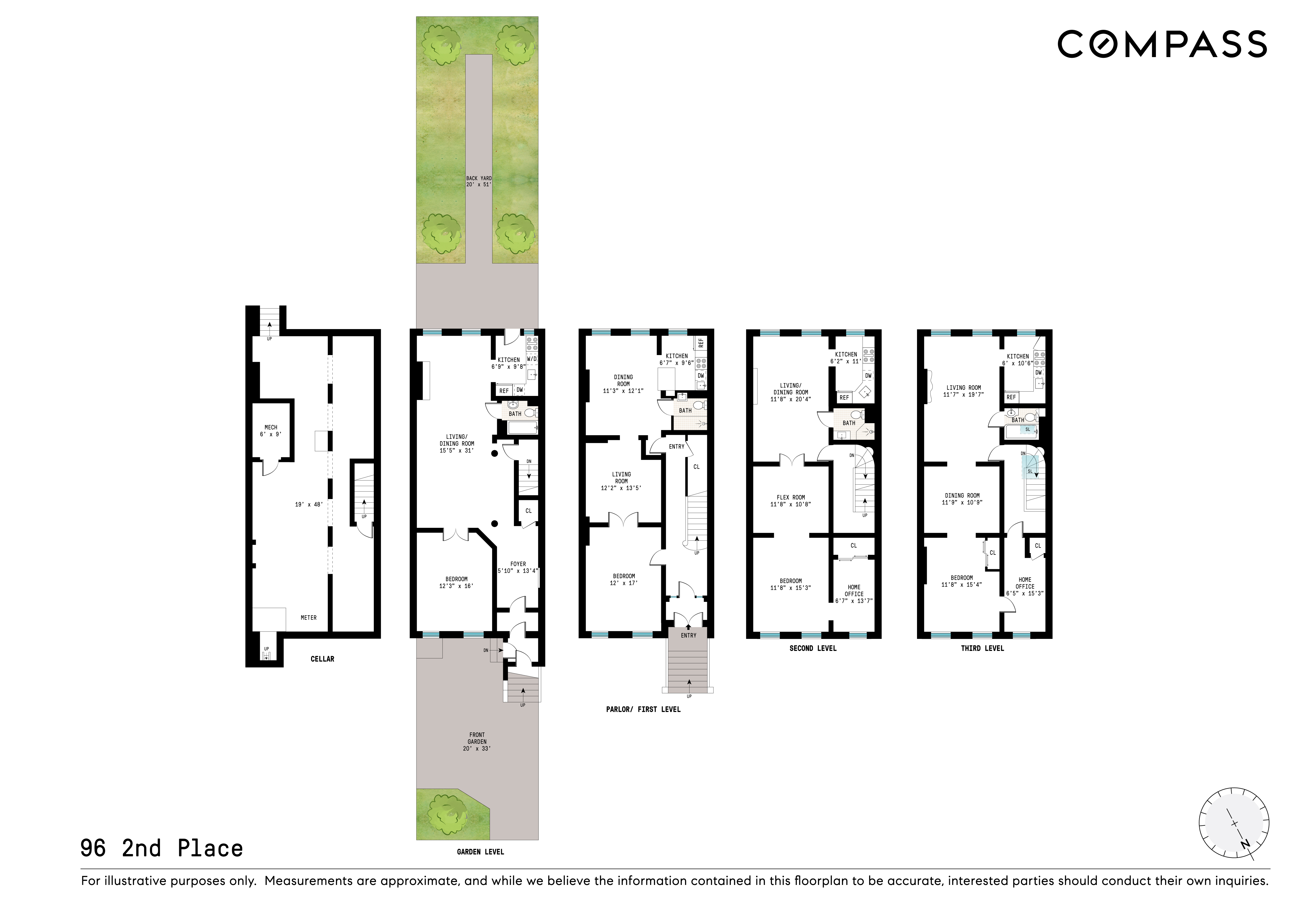 96 2nd Place Brooklyn, NY 11231 - Photo 14 of 14 a black and white photo of a living room