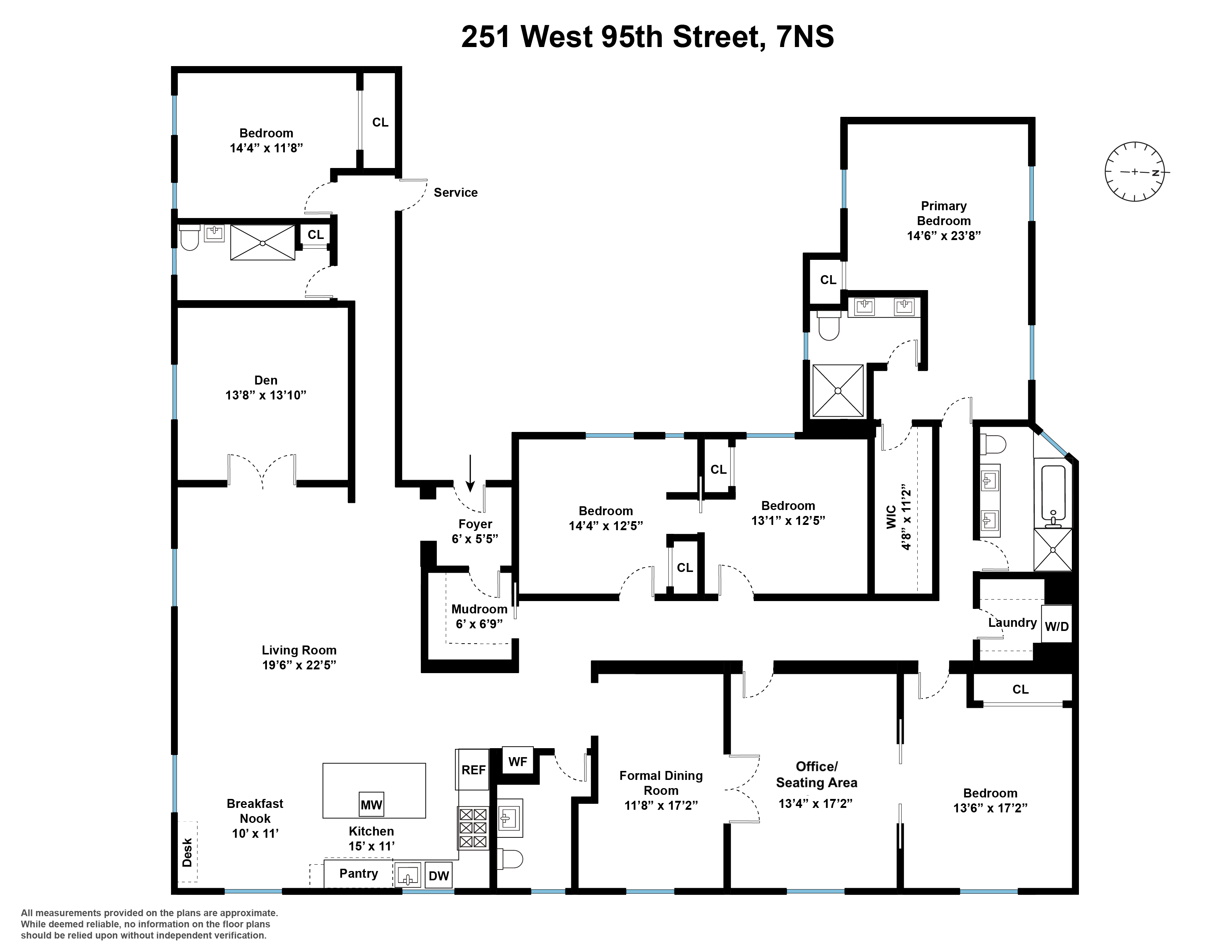 251 West 95th Street, Unit 7NS Manhattan, NY 10025 - Photo 24 of 25