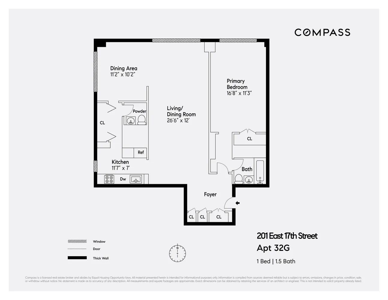 $1,300,000 | 201 East 17th Street, Unit 32G | Gramercy
