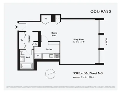 $700,000 | 330 East 33rd Street, Unit 14G | Kips Bay