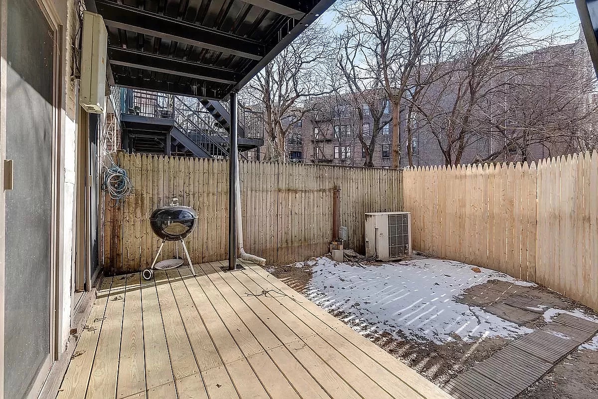 458 West 153 Street Manhattan, NY 10031 - Photo 13 of 16 a view of a backyard