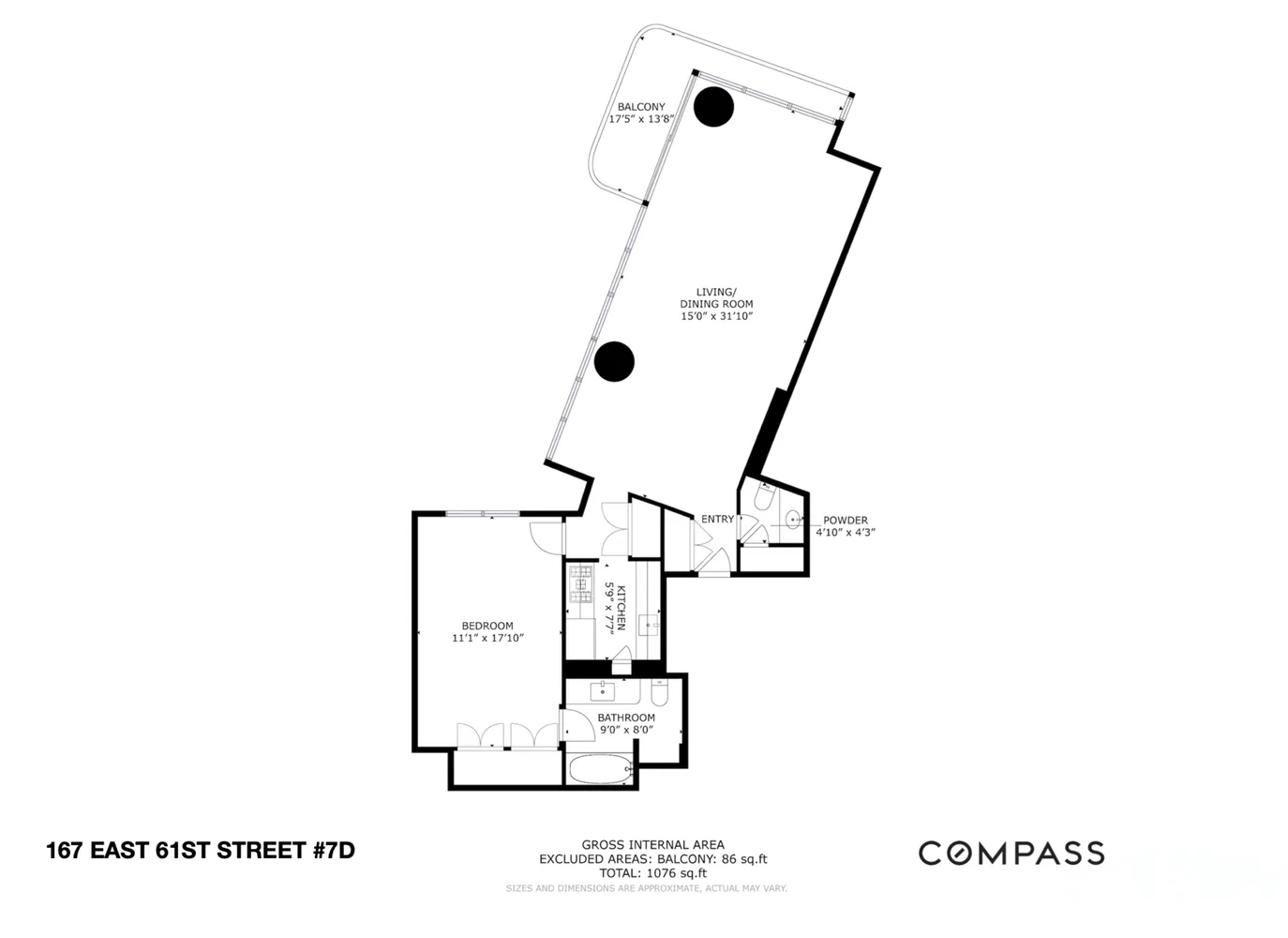 a picture of a room with a door