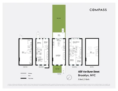 $1,899,000 | 608 Van Buren Street, Unit TWH | Bushwick