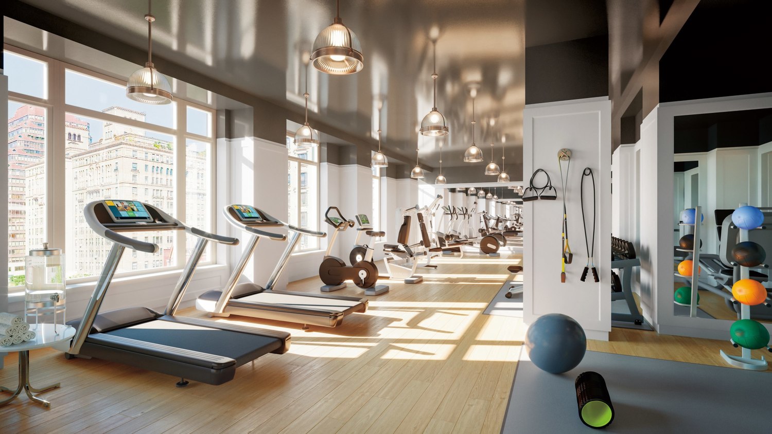 250 West 81st Street, Unit 4A Manhattan, NY 10024 - Photo 20 of 26 a view of a room with gym equipment