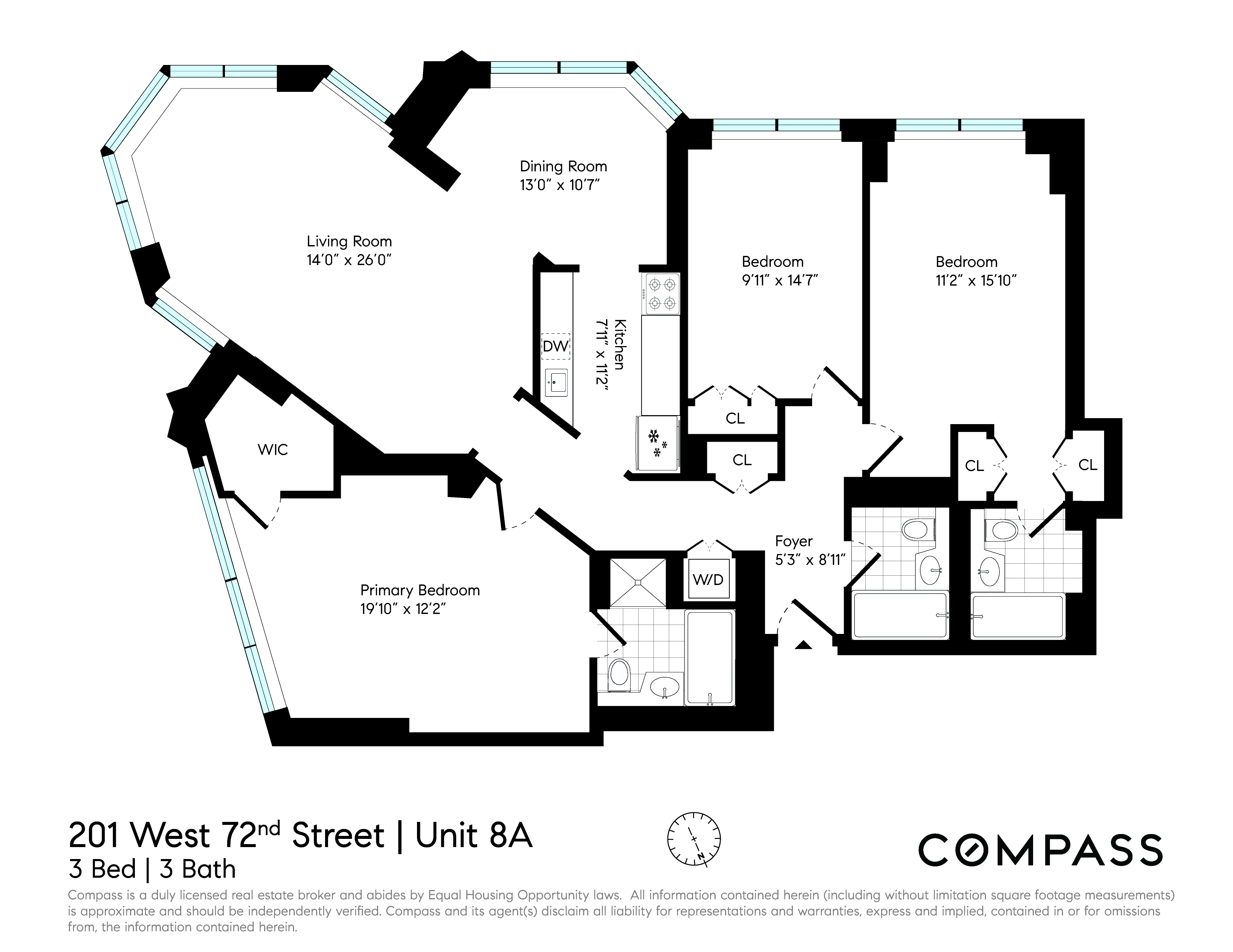 201 West 72nd Street 8A Upper West Side New York NY 10023