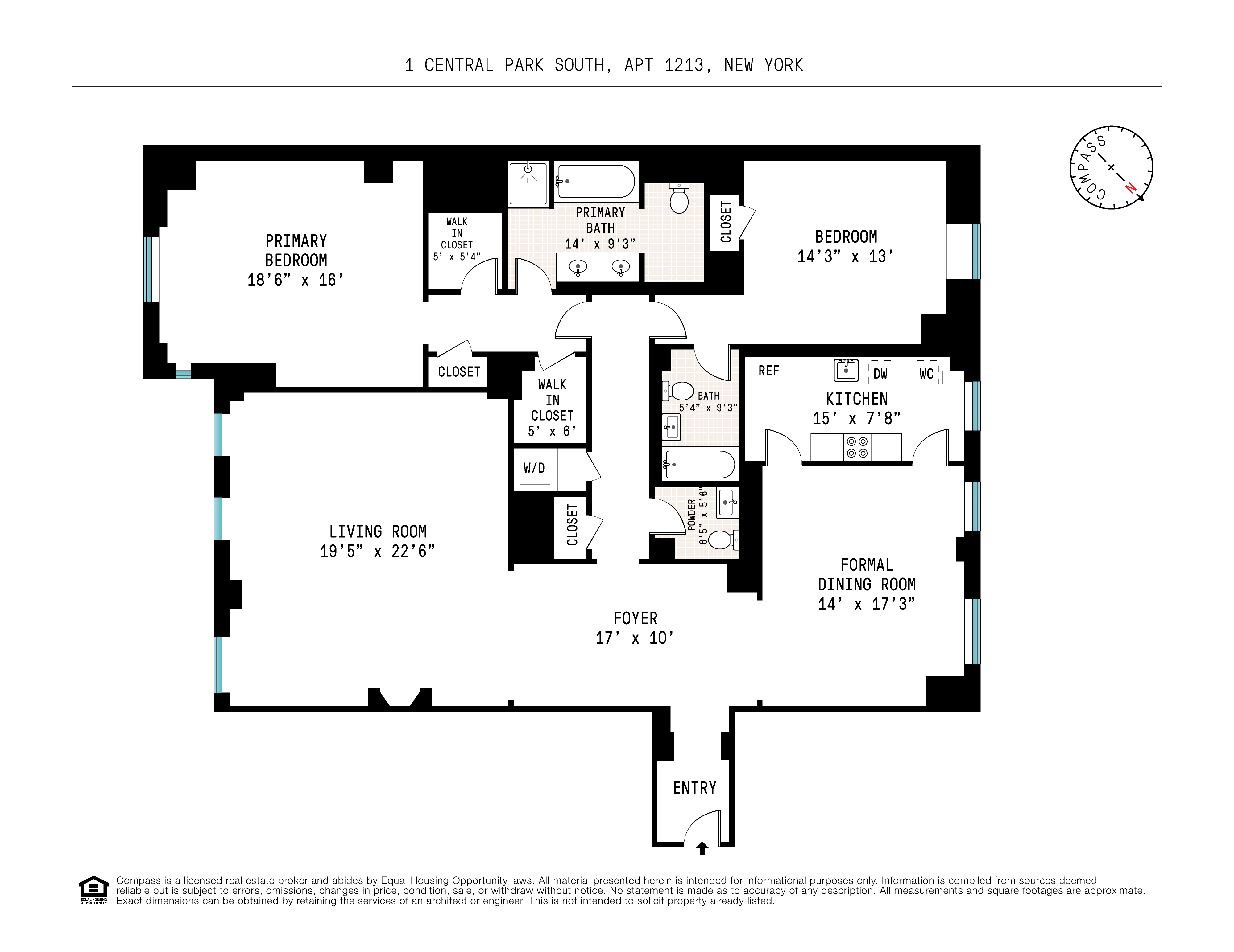 1 Central Park South, Unit 1213 Manhattan, NY 10019 - Photo 17 of 17