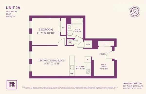 $1,100,000 | 124 Washington Avenue, Unit 2A | Clinton Hill