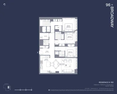 $3,500,000 | 250 West 96th Street, Unit 8D | Upper West Side
