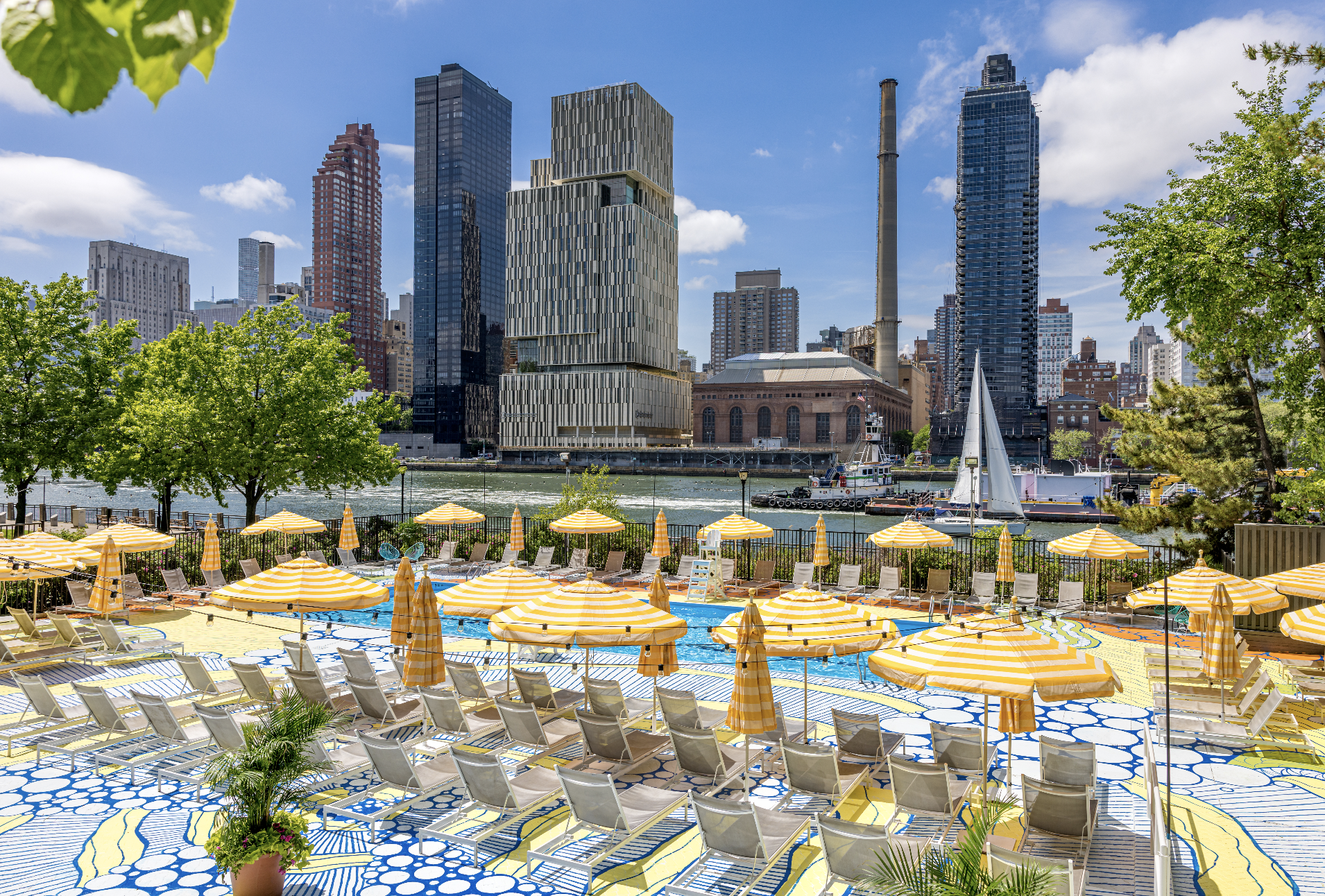 575 Main Street, Unit 509 Manhattan, NY 10044 - Photo 17 of 25 a view of a city with tall buildings
