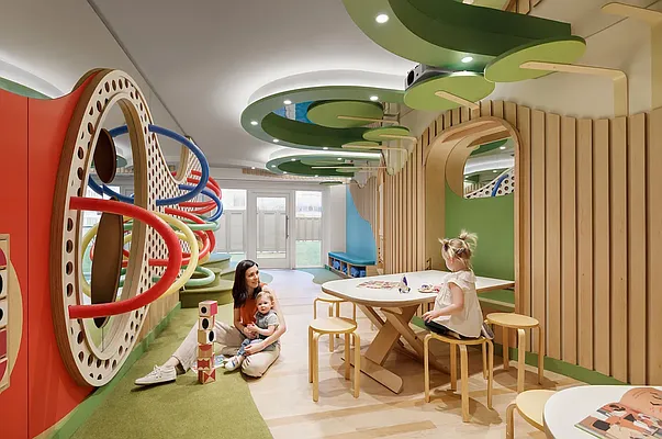 515 West 18th Street, Unit 816 Manhattan, NY 10011 - Photo 10 of 12 a view of a dining room and hall with furniture