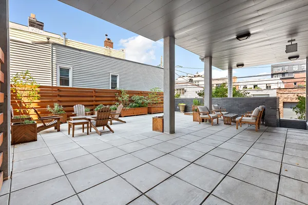 a view of outdoor seating