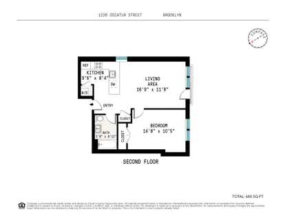 $574,000 | 1226 Decatur Street, Unit 2R | Bushwick