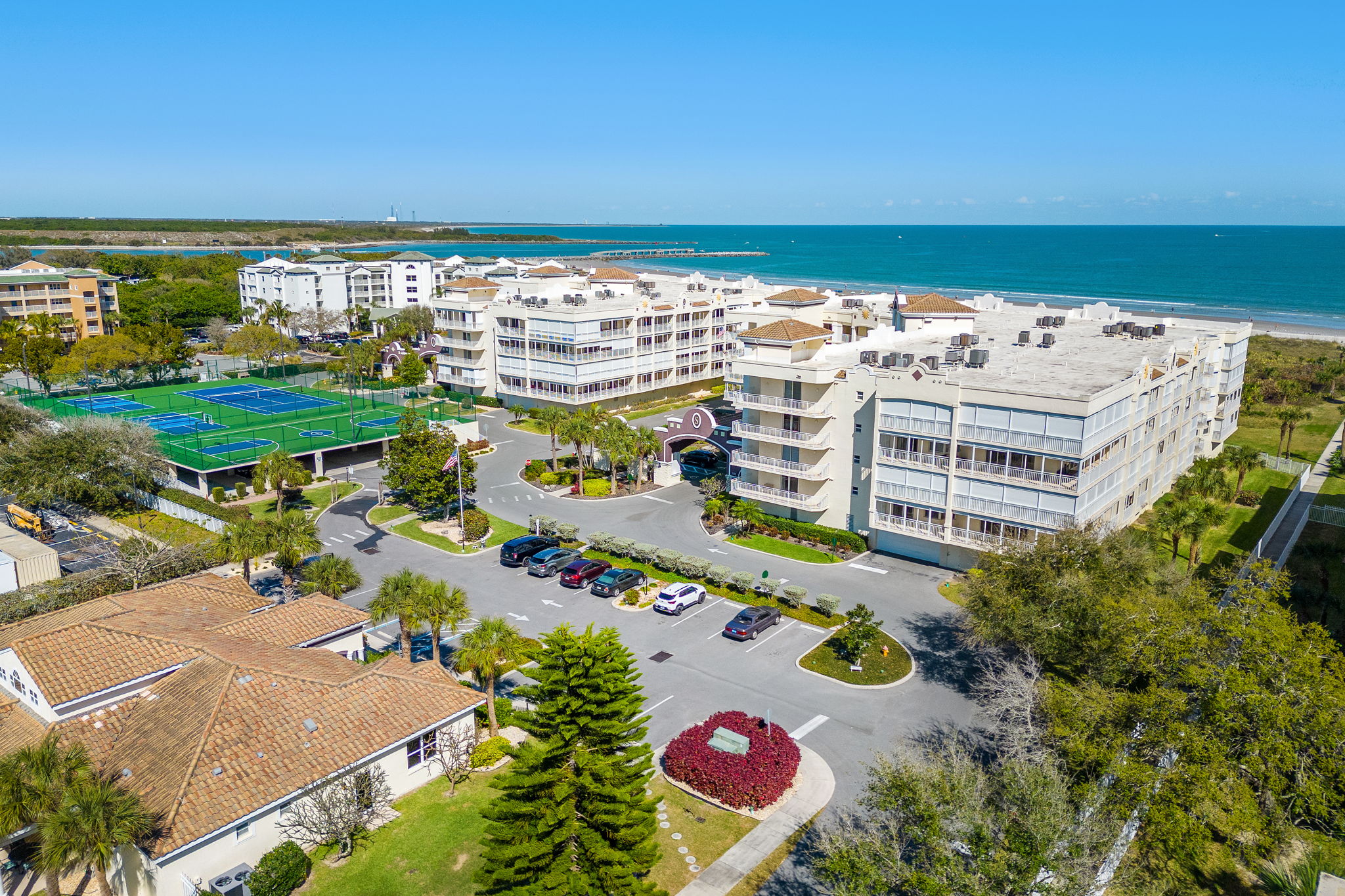701 Solana Shores Drive, Unit 306 Cape Canaveral, FL 32920 - Photo 5 of 23 an aerial view of a city