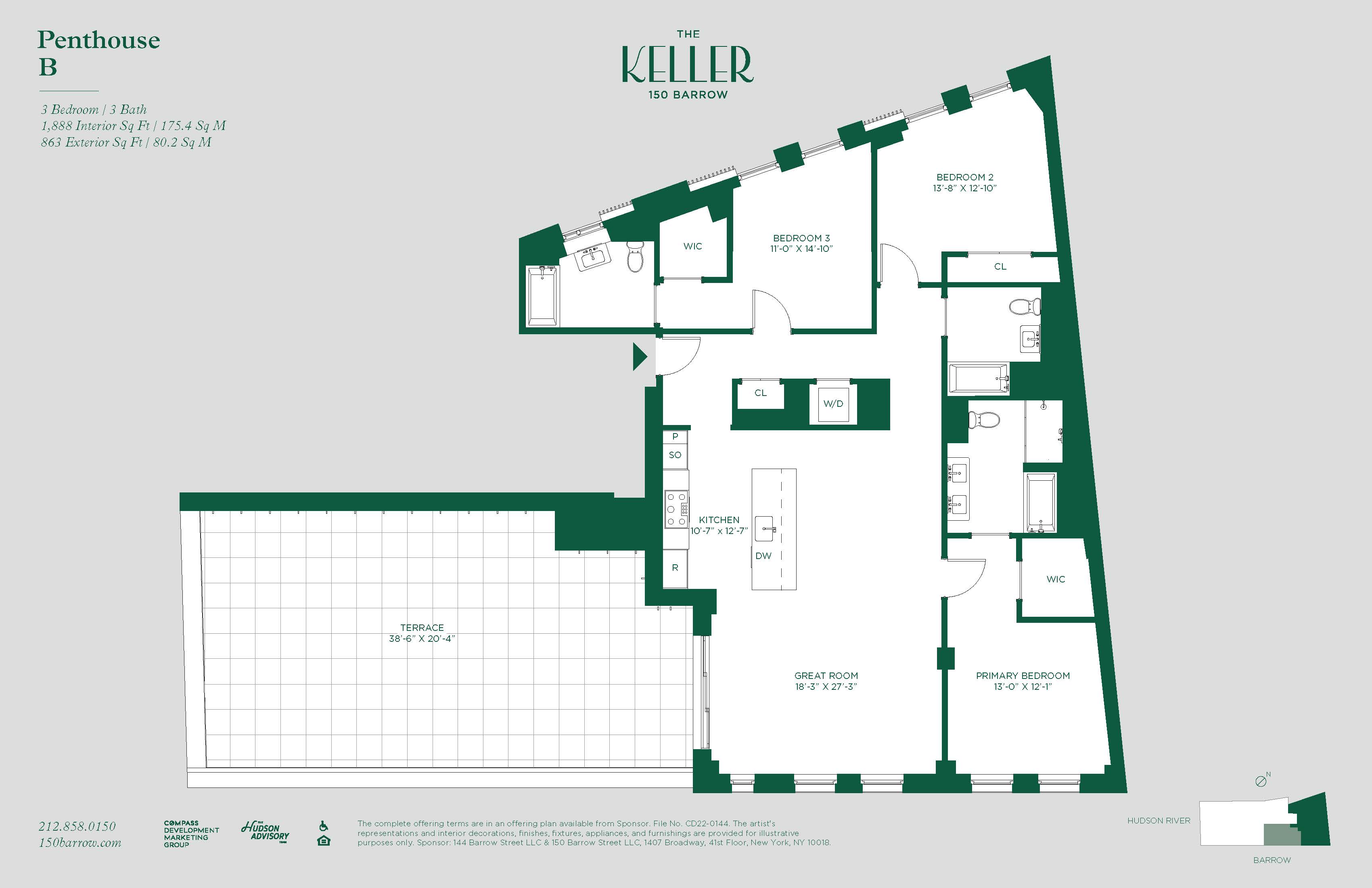 150 Barrow Street, Unit PHB Manhattan, NY 10014 - Photo 11 of 11