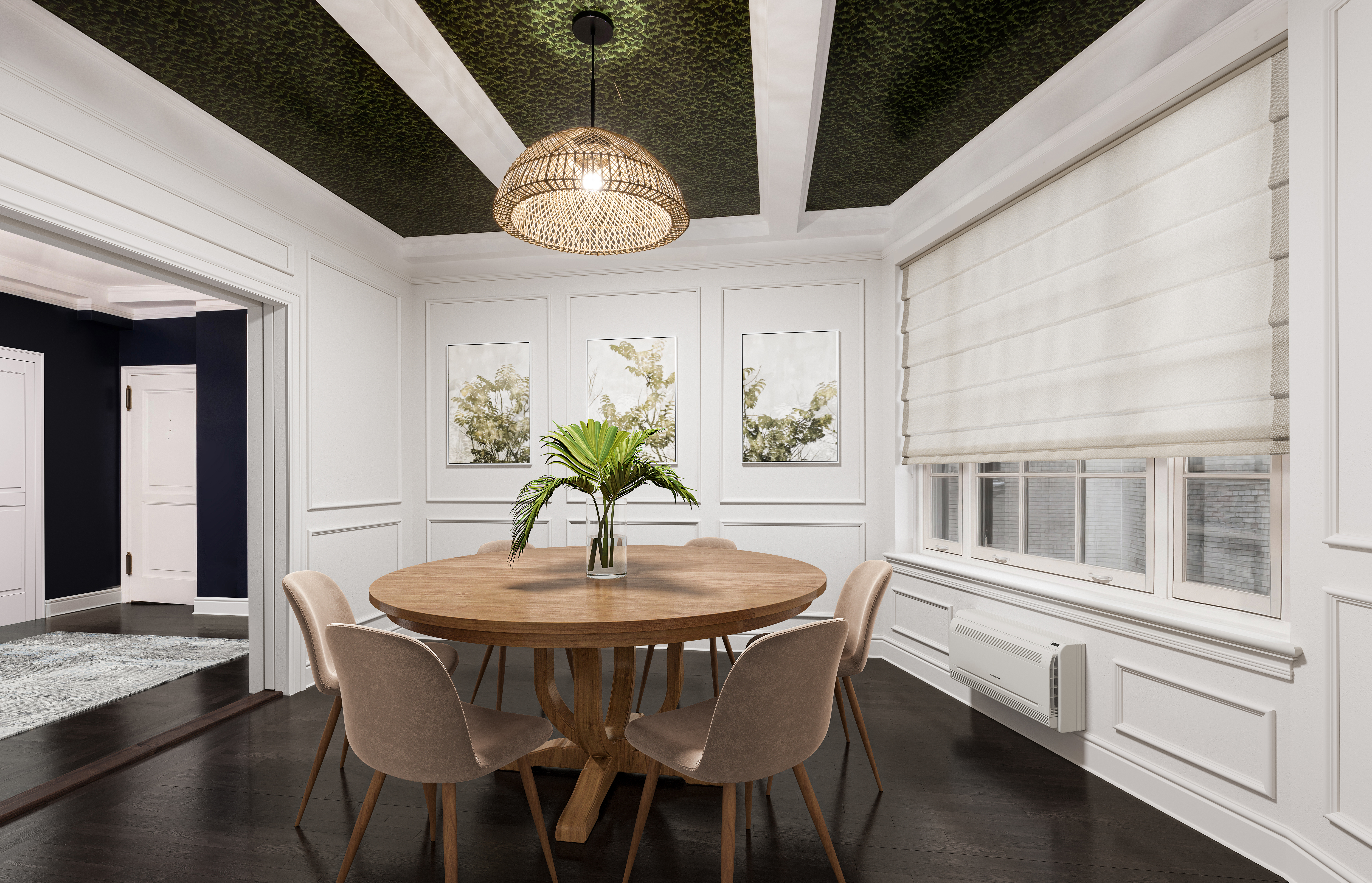 164 East 72nd Street, Unit 3B Manhattan, NY 10021 - Photo 4 of 11 a view of a dining room with furniture window and wooden floor