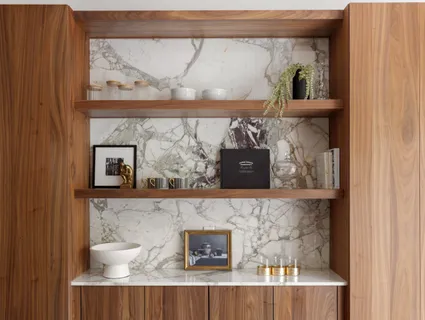 a room with wooden floor