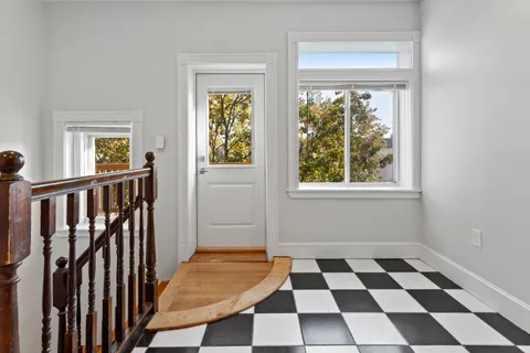 a view of a interior in the house