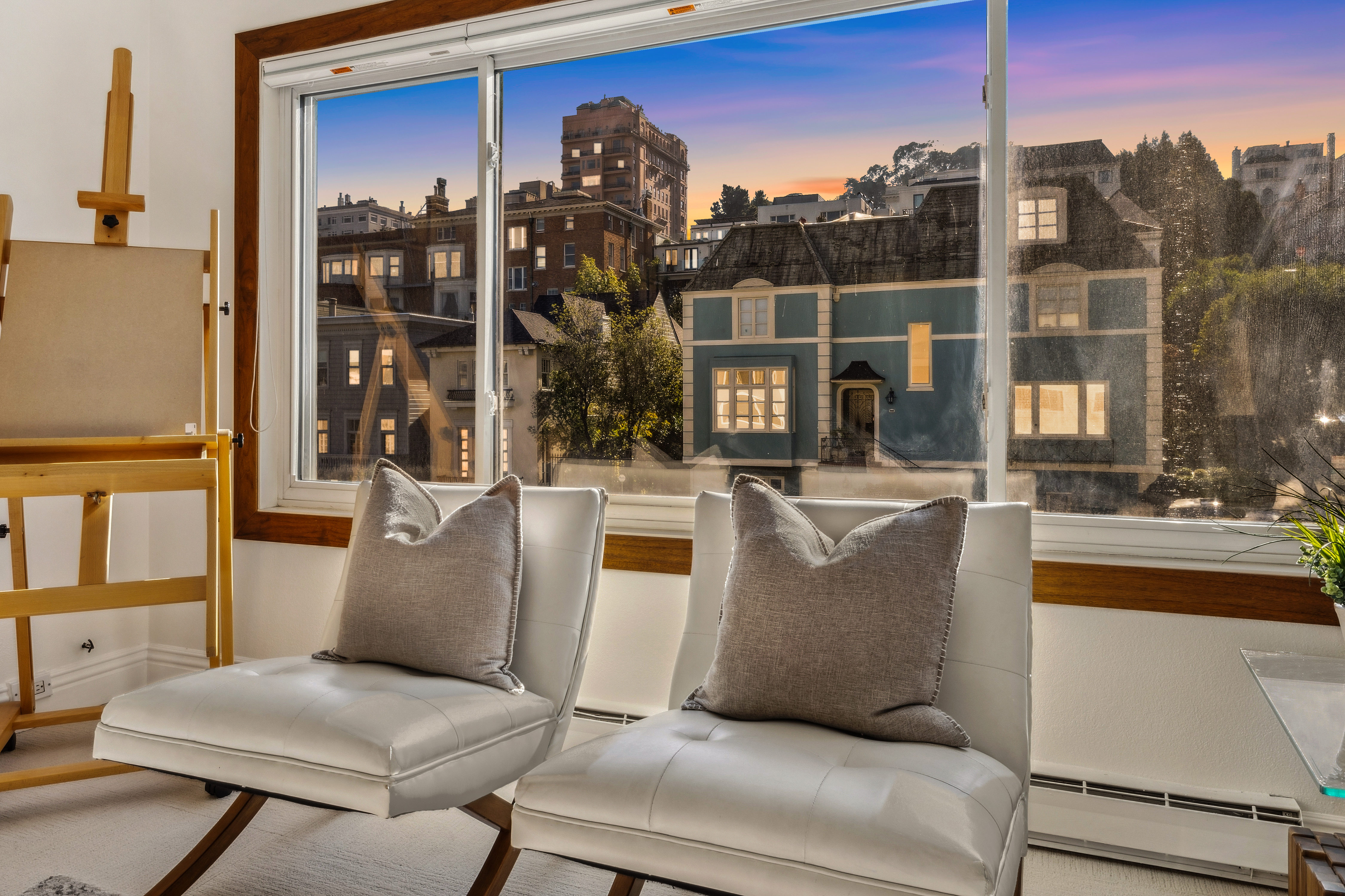 1998 Pacific Avenue San Francisco, CA 94109 - Photo 2 of 28 a view of living room with furniture and floor to ceiling window