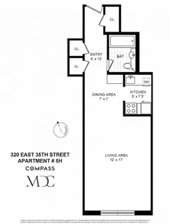 $370,000 | 320 East 35th Street, Unit 5H | Murray Hill