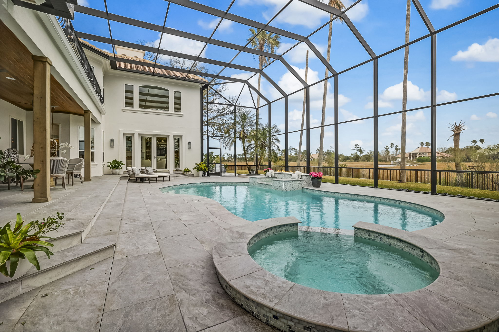 24624 Harbour View Drive Ponte Vedra Beach, FL 32082 - Photo 111 of 186 a view of a swimming pool with a patio