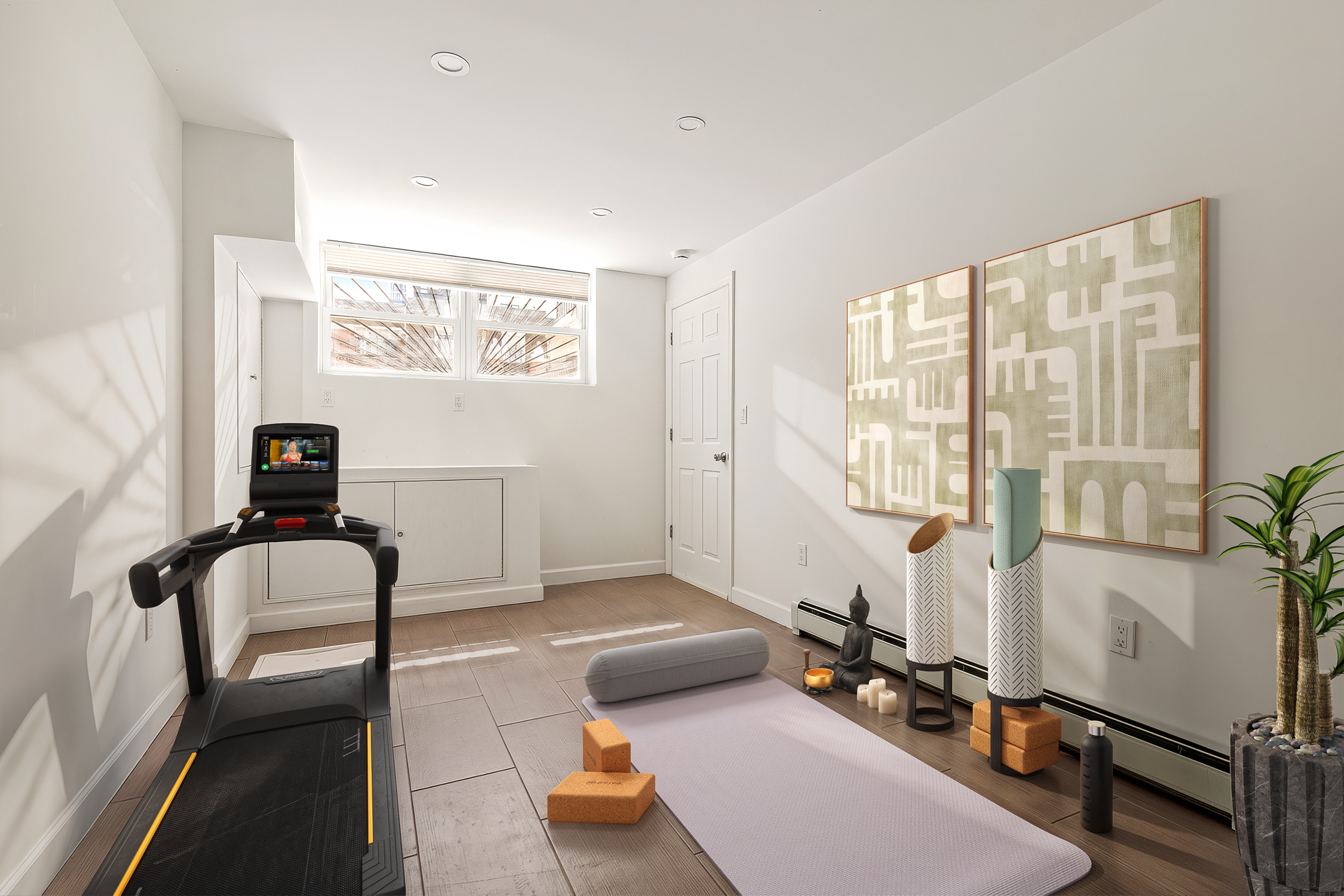 119 Suydam Street Brooklyn, NY 11221 - Photo 11 of 16 a view of a room with gym equipment