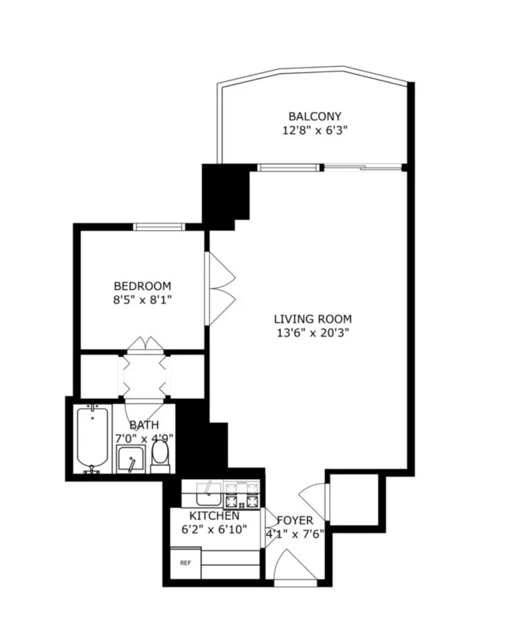 159 West 53rd Street, Unit 36C Manhattan, NY 10019 - Photo 9 of 9 a picture of a book and a bed