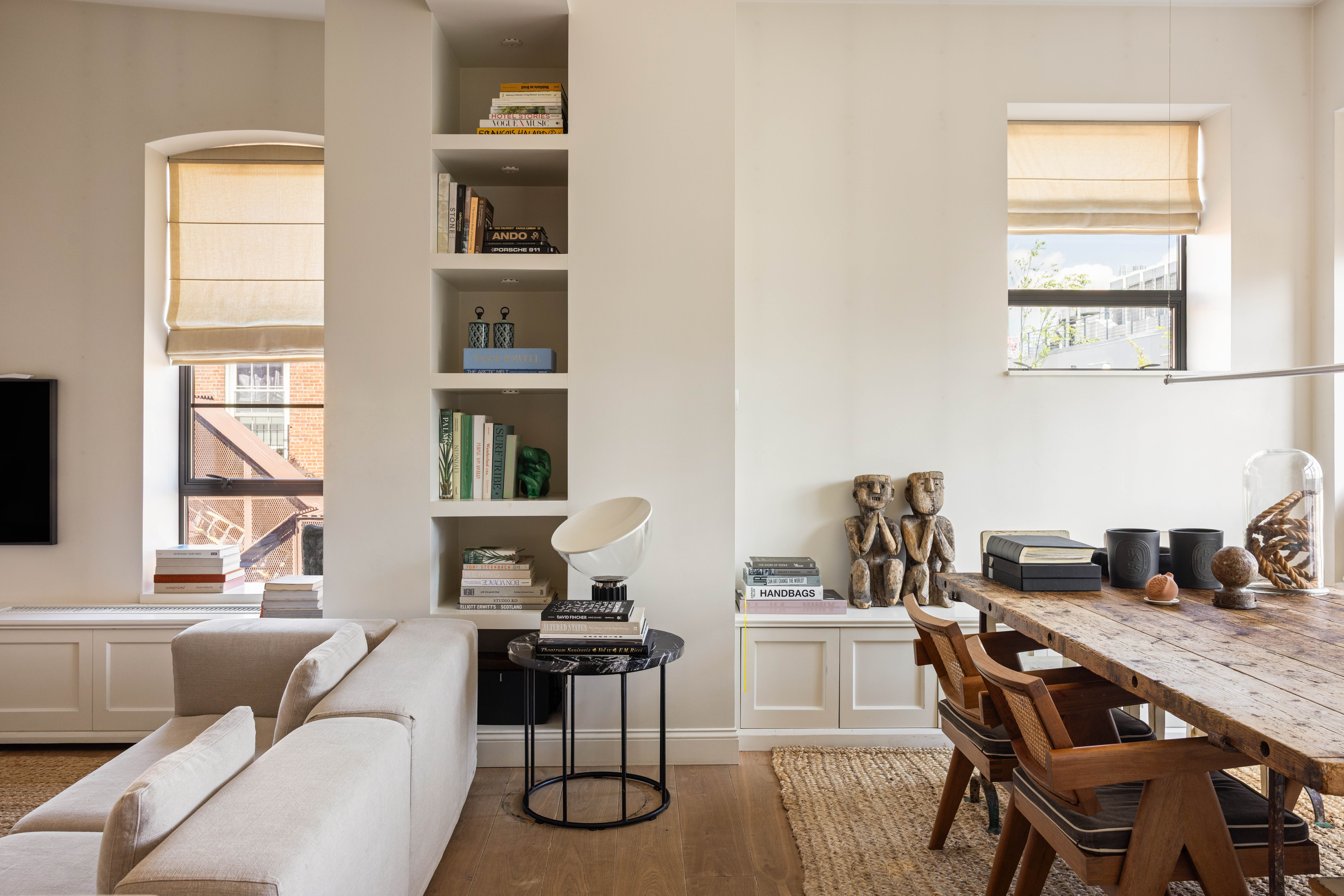 20 Henry Street, Unit 5D/S Brooklyn, NY 11201 - Photo 6 of 15 a living room with furniture and two window