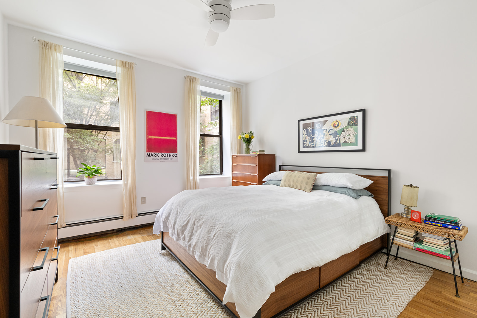 295 St Johns Place, Unit 1C Brooklyn, NY 11238 - Photo 8 of 17 a bedroom with a bed and a dresser