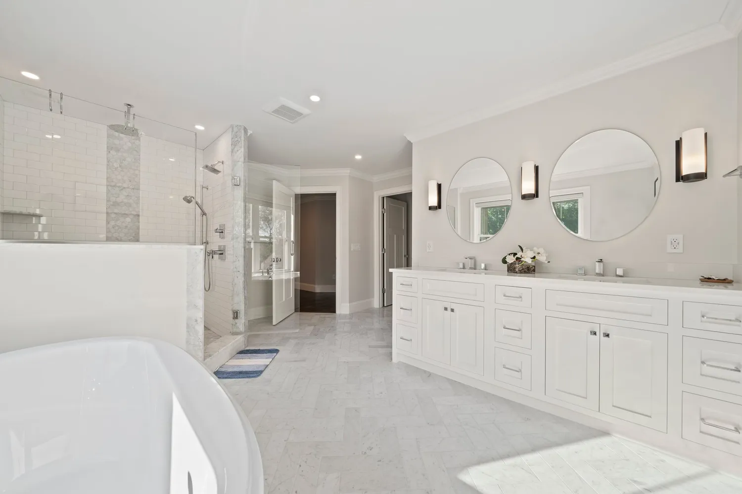 a view of balcony with wooden floor and outdoor seating