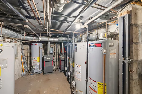 a view of a room with refrigerator