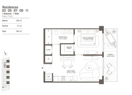 $899,900 | 90 Northeast 32nd Street, Unit 1103, Miami, FL 33127