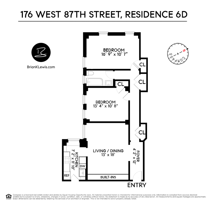 176 West 87th Street, Unit 6D Manhattan, NY 10024 - Photo 11 of 12