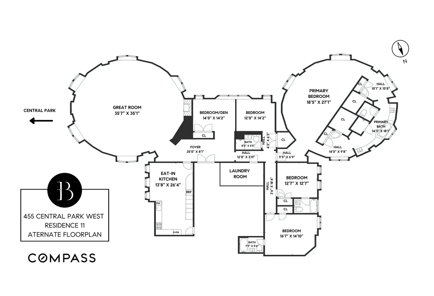 $3,900,000 | 455 Central Park West, Unit 11 | Upper West Side