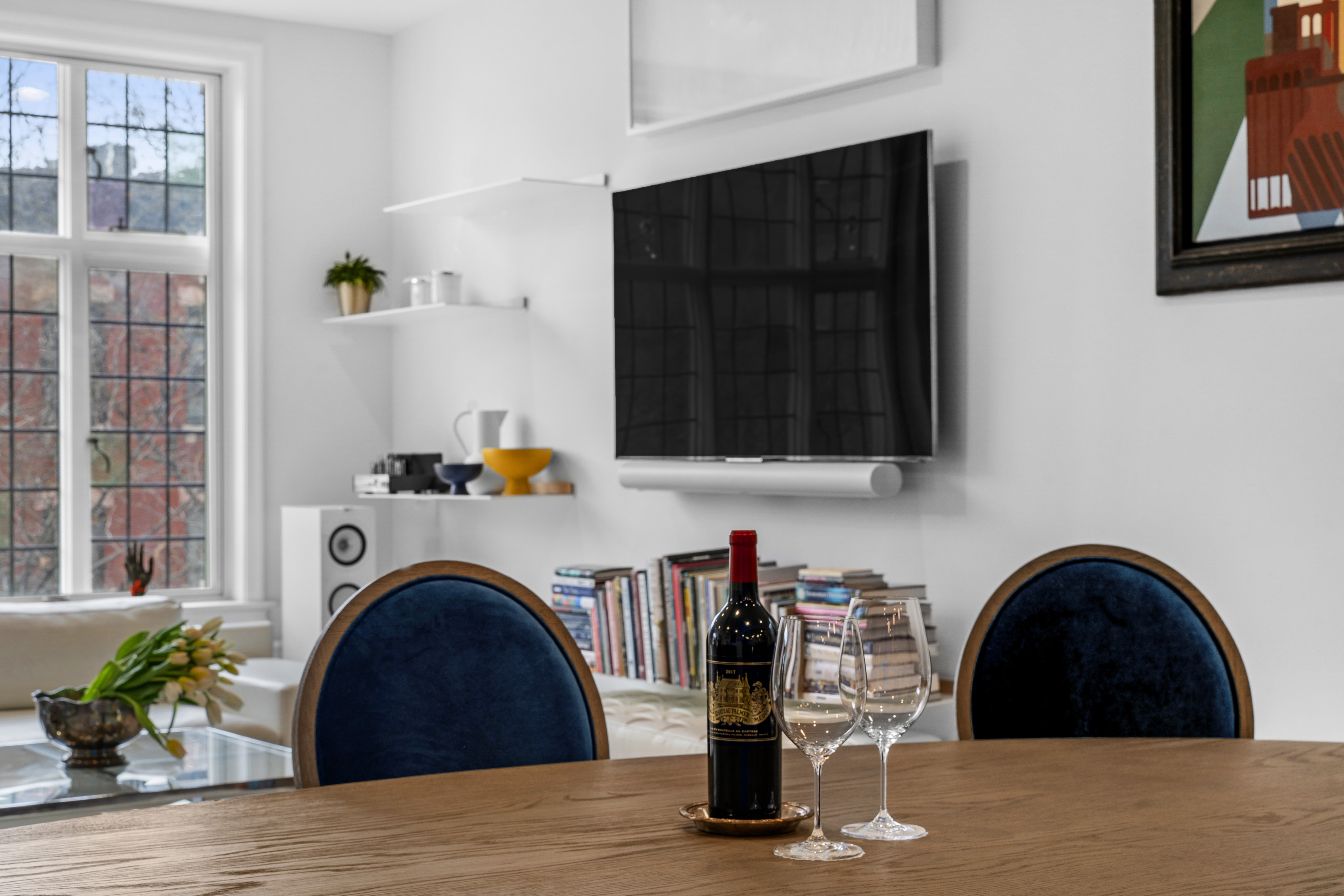 155 Noble Street, Unit 3 Brooklyn, NY 11222 - Photo 4 of 23 a living room with fireplace and furniture