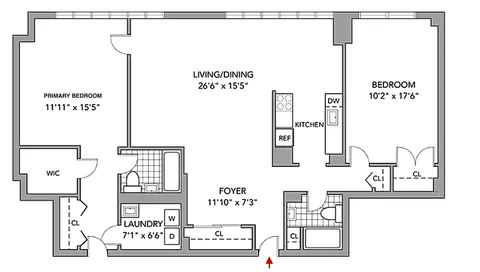 $1,600,000 | 345 East 73rd Street, Unit 11KL | Lenox Hill
