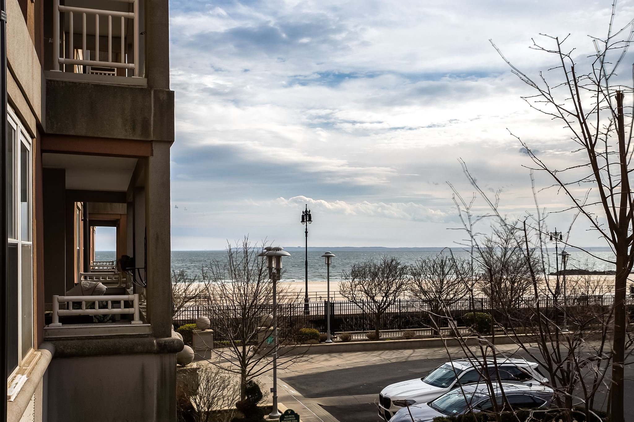 135 Oceana Drive East, Unit 2C Brooklyn, NY 11235 - Photo 13 of 29 a view of a terrace with couch