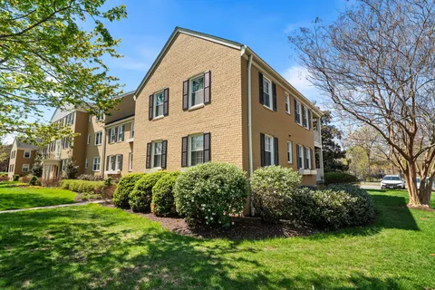 a house view with a garden space