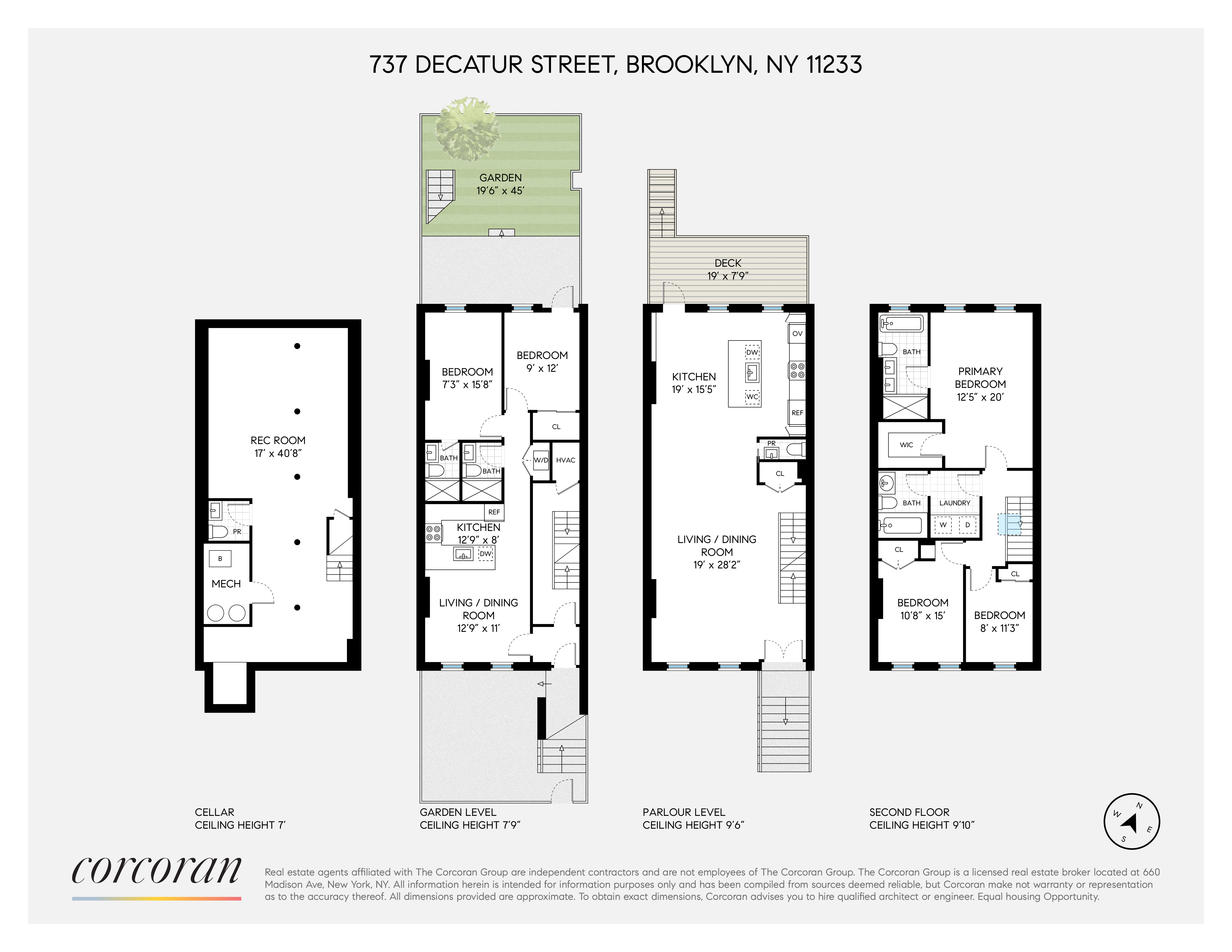 737 Decatur Street Brooklyn, NY 11233 - Photo 19 of 19 a picture of a floor plan