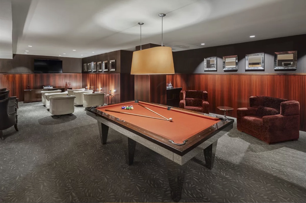 88 Greenwich Street, Unit 3003 Manhattan, NY 10006 - Photo 16 of 19 a room with table tennis pool table and chairs