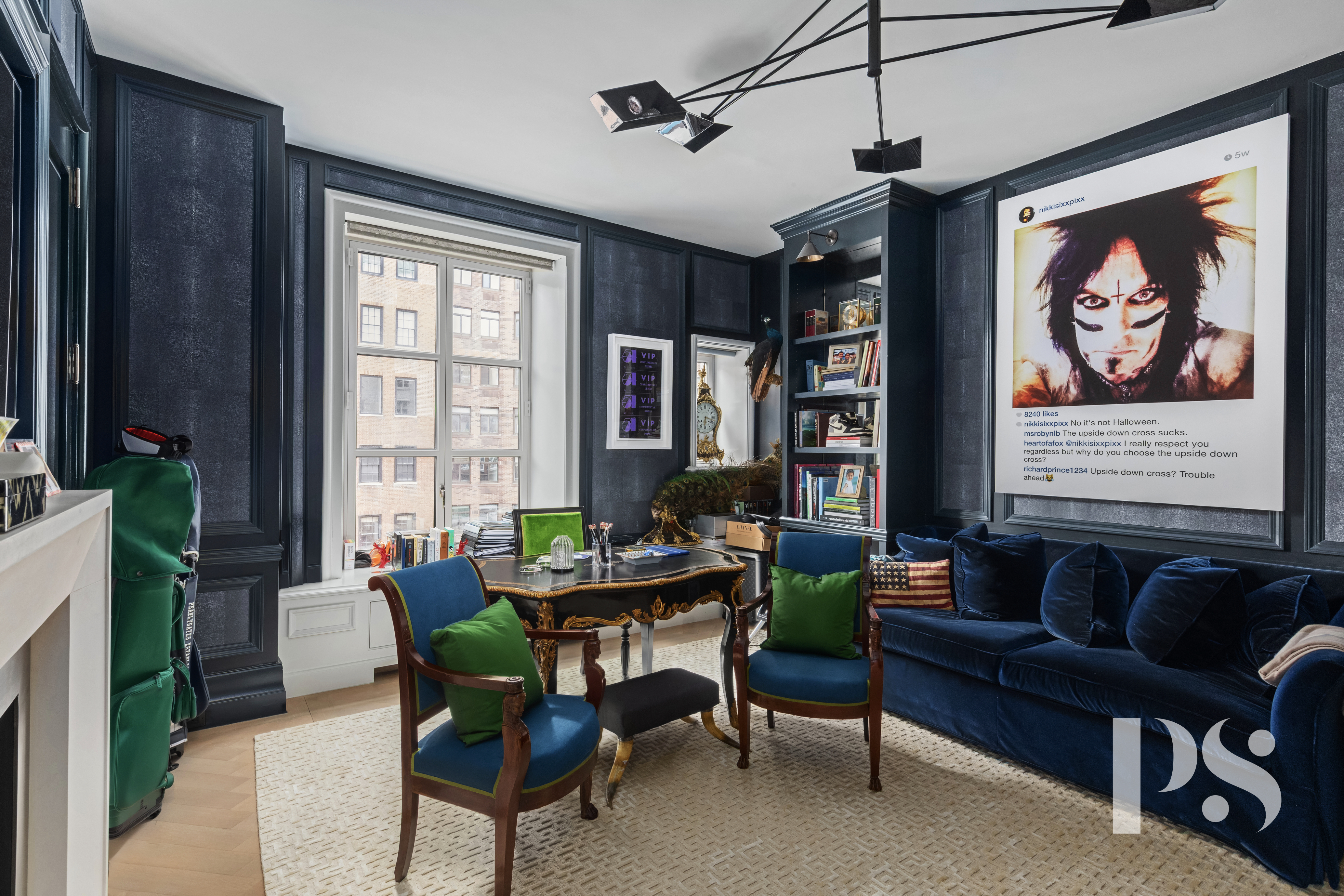 135 East 79th Street, Unit 8E Manhattan, NY 10075 - Photo 10 of 26 a living room with furniture and a painting on the wall