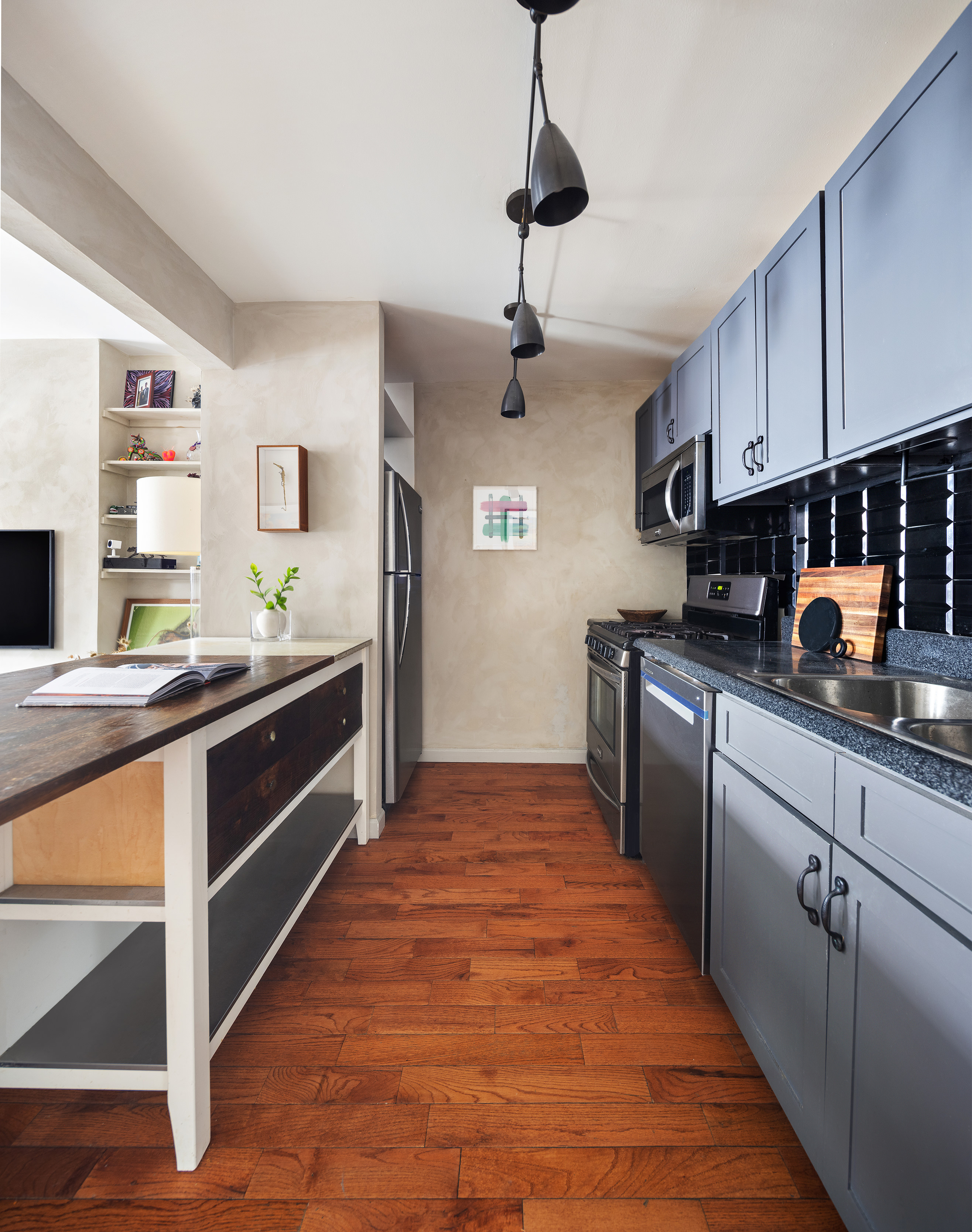 68 Dikeman Street Brooklyn, NY 11231 - Photo 10 of 17 a large kitchen with stainless steel appliances granite countertop a sink and cabinets