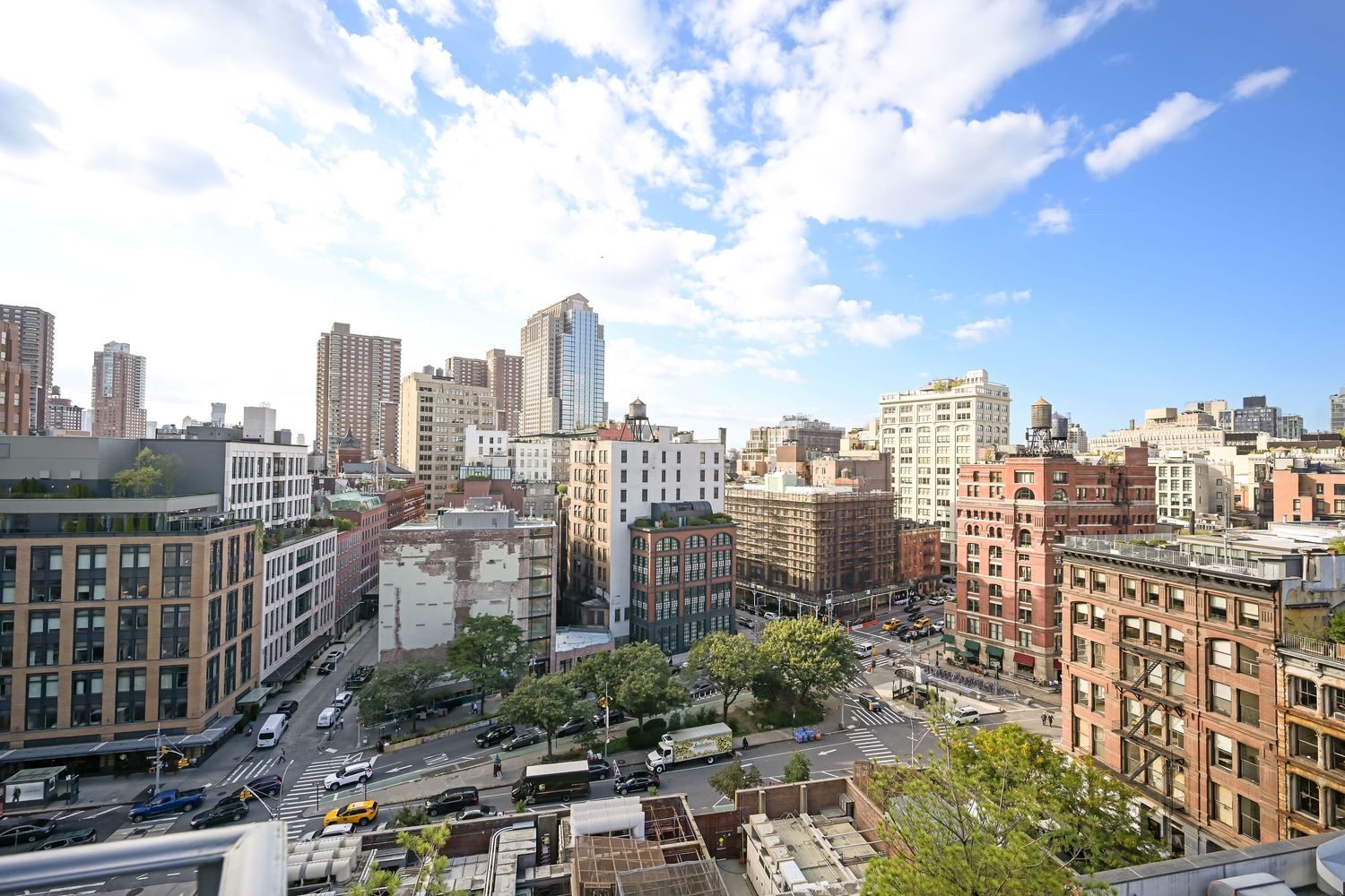 a view of swimming pool from a balcony