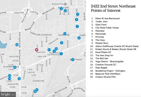 $674,500 | 2422 2nd Street Northeast, Washington, DC 20002