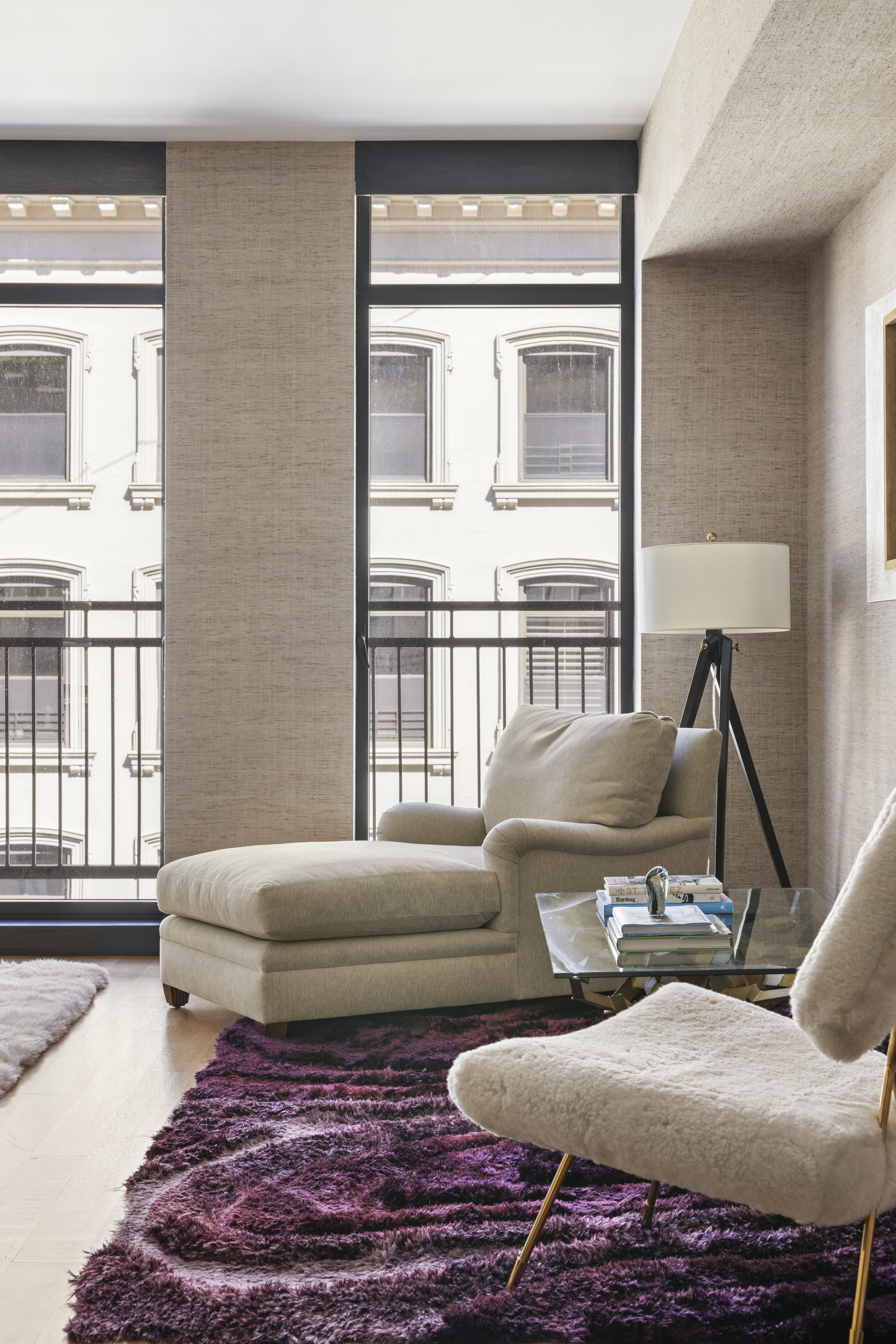 71 Reade Street, Unit 5A Manhattan, NY 10007 - Photo 11 of 27 a living room with furniture and a window