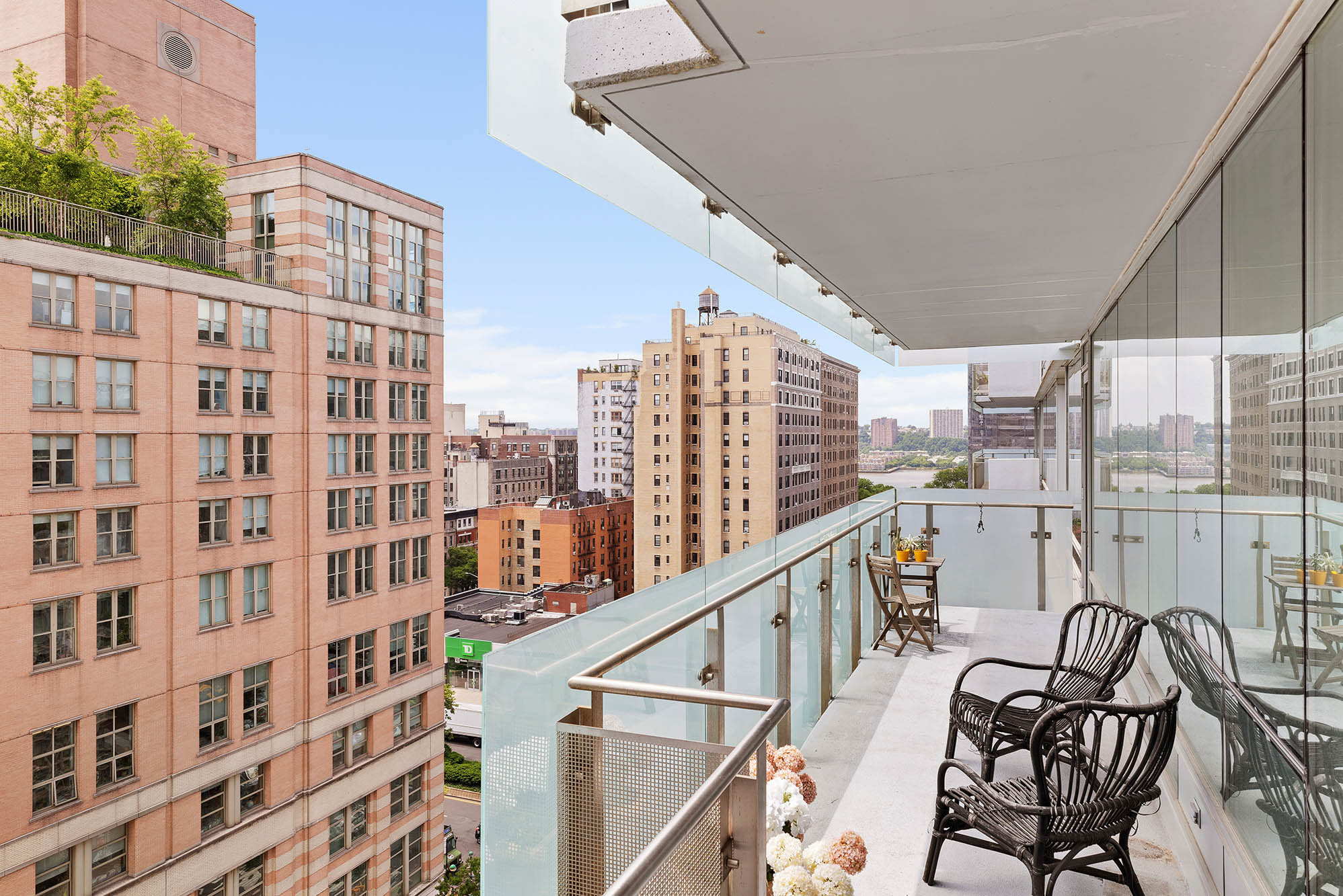 545 West 110th Street, Unit PH11A Manhattan, NY 10025 - Photo 16 of 22 a view of balcony with furniture