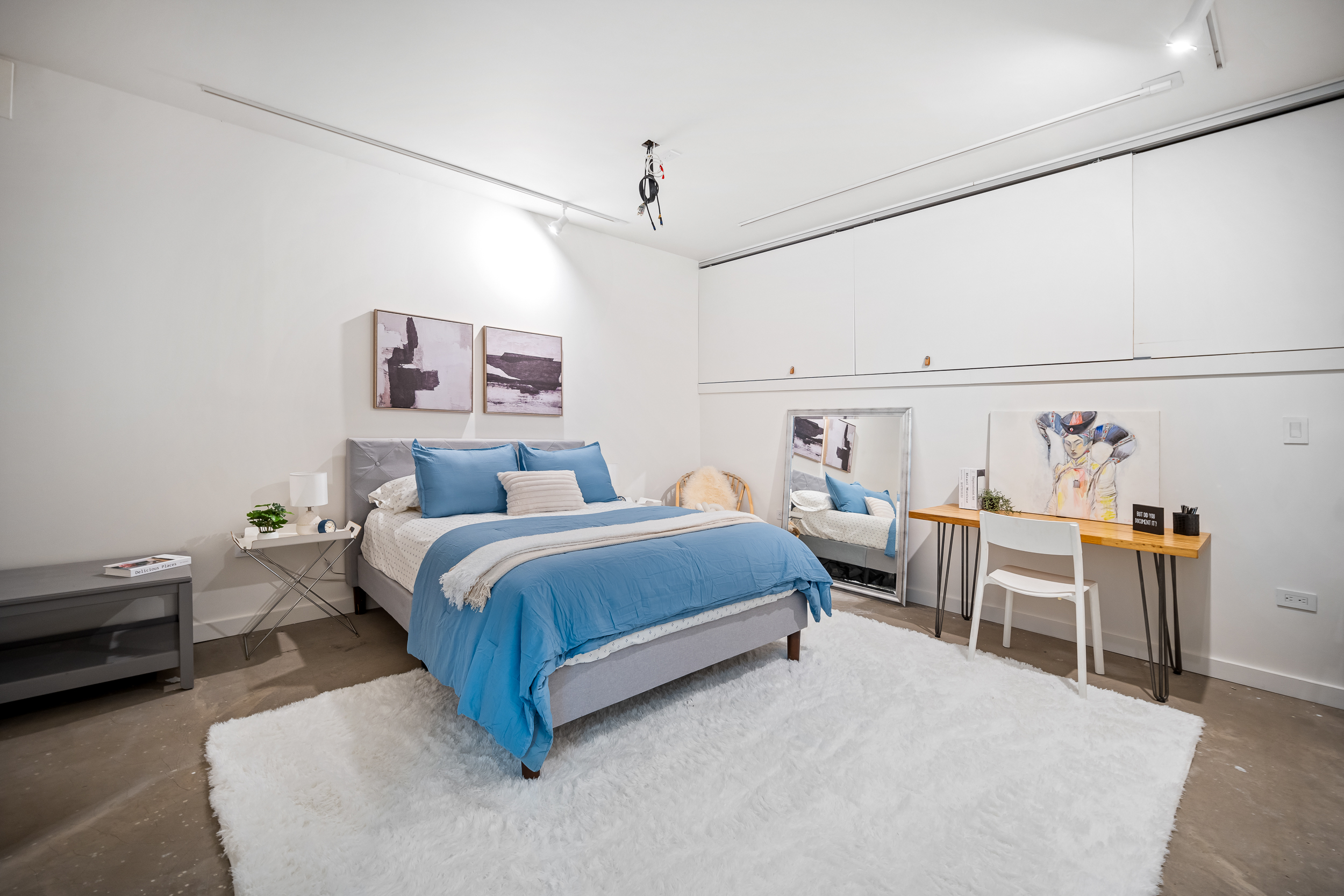 65 Jackson Street Brooklyn, NY 11211 - Photo 21 of 36 a bedroom with a bed and a table