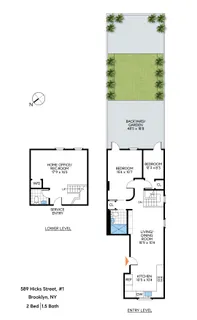 $1,690,000 | 589 Hicks Street, Unit 1 | Carroll Gardens